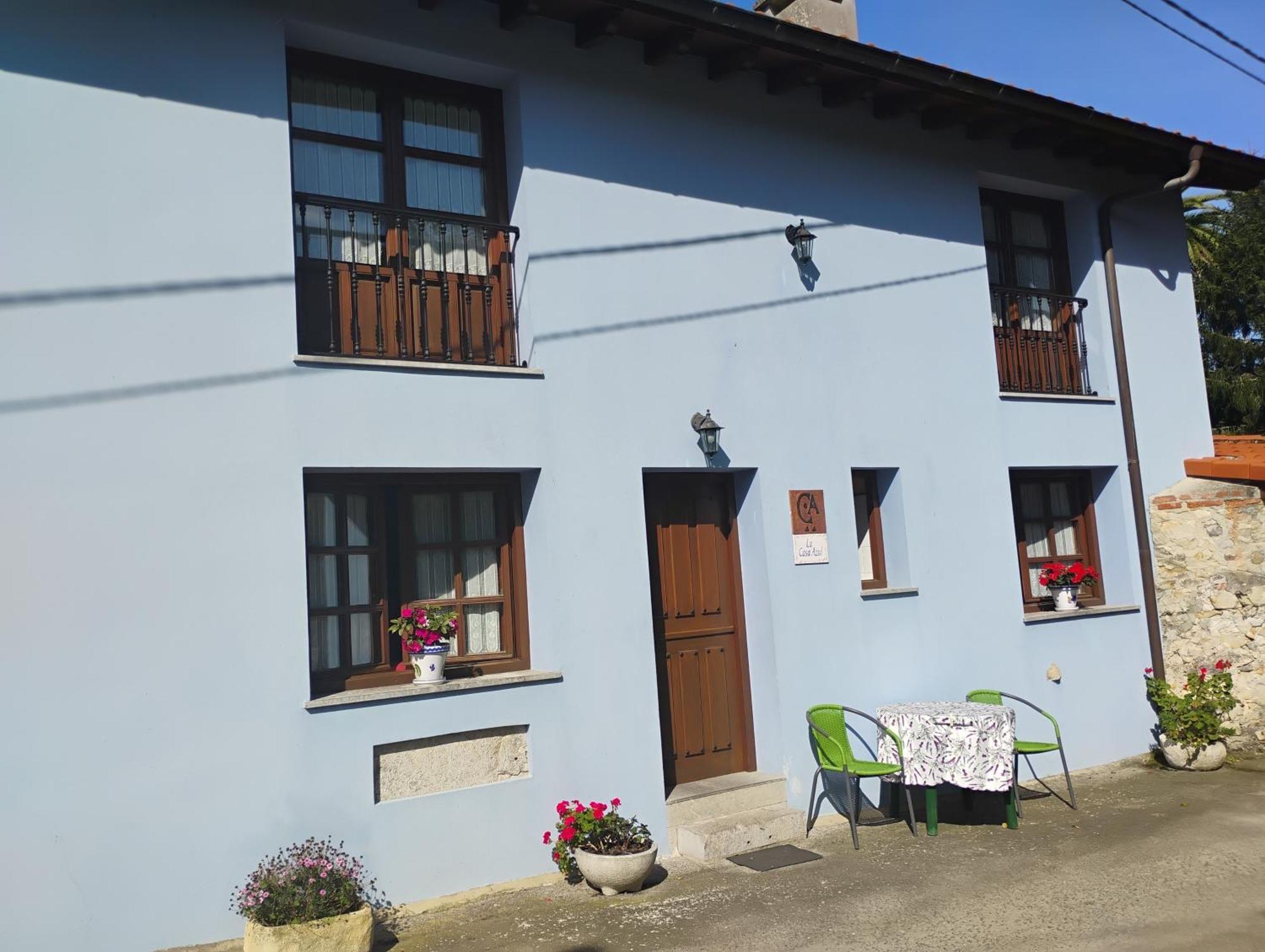 Casa Rural Casa Azul Villahormes Exteriör bild